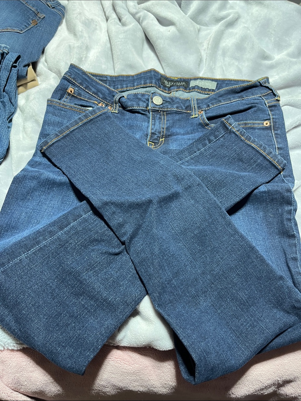Aeropostale Women's Blue Stretch Skinny Jeggings